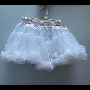 Fun White Tutu *great for Halloween!*